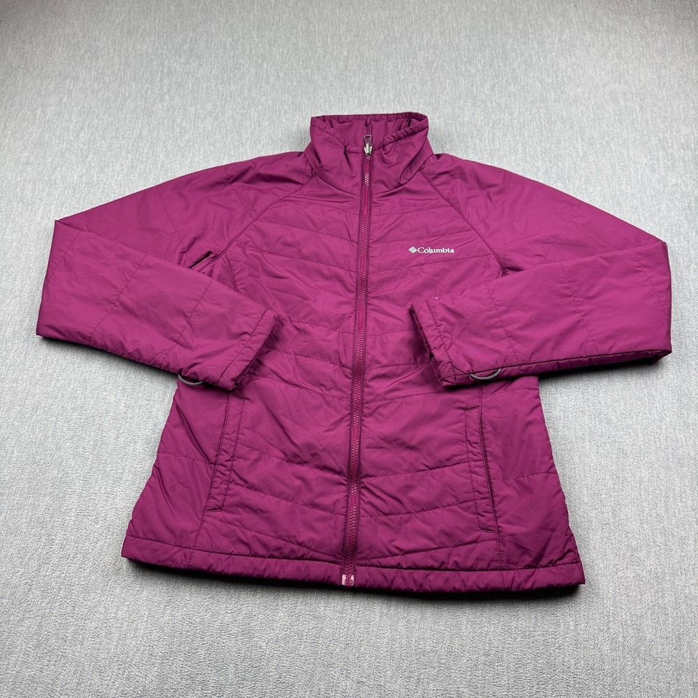 Columbia Jacket Womens Medium Purple Nordic Point II Interchange Full Zip Pocket